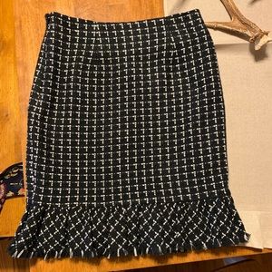 Black and White tweed